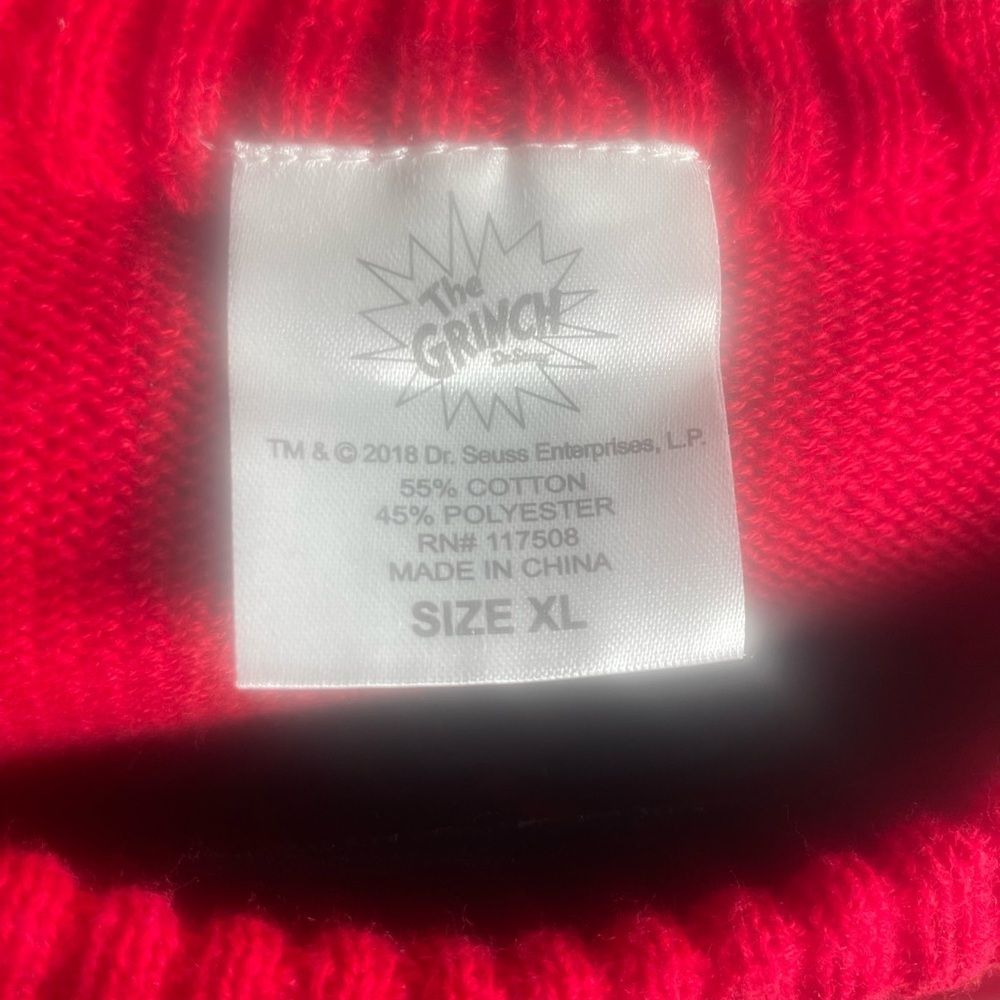 Red Grinch Christmas Sweater - Picture 2 of 3